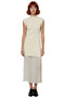 Women's Skater Fit Sleeveless Crew Neck Maxi Knit Dress Plain Pattern Modern Spring Autumn - 3