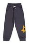Yıldız Printed Ornamental Lace-Up Sweatpants for Ages 6-9 - Gray 8-9 Years