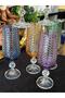 6 Pcs Bohemia Crystal Fish Back Model Cutting Brown so Water Glass Cup (180ml) - 4