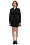 Women's Brown Corset Detailed Poplin Shirt Dress Stylish Short Mini Evening Dress Design Good Quality - 3