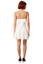 Women's Skater Fit Slim Strap Lined Lace Mini Chic Dress Elegant Choice for Summer Invitations - 4