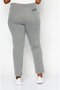 Women Sportswear Fit Drawstring Brand Logo Pull On Sweatpants, Grey - 3