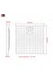 Manhole Cover with Handle & Frame Plastic Gully Grate 40 x 40 cm - 2