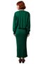 Women's Bodycon Cut Midi Knitwear Dress Long Sleeve Matching Sweater Two-Piece Set Stylish Casual Suitable for Daily Wear - 4