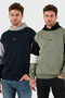 Cotton Relaxed Fit Hooded Soft with Fluff Inside Sh Fleece-Lined Pack of 2 Sweat Men's Sweat 59052
