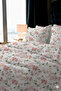 Bella Double 100% Cotton Duvet Cover Set - Powder - 3