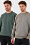 Stretch Cotton Relaxed Fit Crew Neck 2-Pack Sweat Men's Sweat 5901210S2