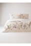 Özdilek Ranforce White Lily Double Duvet Cover Set – 100% Cotton, Breathable