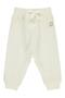 Civil Basic Heart Labelled 6-18 Months Sweatpants - Ecru