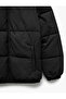 Mock Neck Pocket Detailed Zippered Winter Puffer Coat - 7