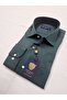Klassik Haki Men's Shirt with Pockets Stretch Fabric with a Loose Fit Structure Ac052012-13 - 2