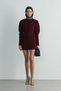 Burgundy Lucy Knitwear Cardigan - 2