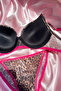 Zerrin – Fuchsia Detailed Leopard Patterned Bra Set - 7
