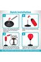 Desktop Punching Bag - Spring Chassis & Strong Suction, Stress Relief Speed Bag - 2