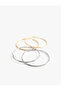 Large Size 2-Piece Hoop Earrings - 2