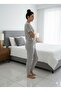 Women's Gray Pajama Set - 2