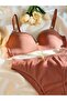 Mayda Tan Color Wire-Free Unpadded Cotton Bra Set - 3