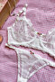 Eleanor Collection Plus Size Lace Bralet & Panty Set C Cup - 3