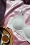 Lola White Laser Cut Bra