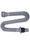 Flexible Waste Pipe for Sink/Basin - Universal Fit, Extendable Corrugated Drain Hose with Threa - 3