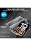 Protective Case for iWatch Series 10 42mm with 9H Tempered Glass (Transparent) - 6