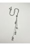 قلادة على شكل دمية دب من الفولاذ مع خرز لؤلؤي - 7