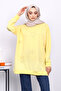 Yellow Crew Neck Stone Modal Sweatshirt - 3