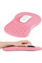 Ergonomic Mouse Pad Wrist Support with Massage Design (12x8 in, Pink) - 8
