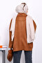 Taba Oversized Zippered Suede Jacket - 4