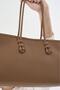 Women's Long Tote Bag Milk Coffee - 6