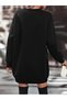 Colorful Butterfly Heart Printed Sweatshirt Dress Women - 2