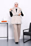 Stone Lined Belted Fur Vest - 2