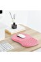 Ergonomic Mouse Pad Wrist Support with Massage Design (12x8 in, Pink) - 7