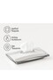 Modern Design Napkin Holder with Transparent Lid / Z Napkin Compatible Organizer Napkin Holder 24X16 cm - 4