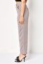 Women Regular Fit Grid Pattern Straight Leg Pants, Multicolor - 3