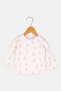 Toddlers Girl Long Sleeve Animal Print Top, Multicolor