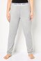 Women Heather Pull On Pajama Pants, Grey
