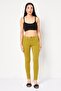 Women Cropped Fit Solid Chino Pants, Olive - 2