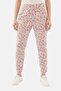 Women Cropped Fit Paisley Pattern Chino Pants, Multicolor