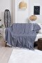 Cotton Zigzag Patterned Tufted Sofa Cover 170X210 cm |   Decorative and Multi-Purpose
