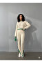 Women's Corded Fabric Raw Hem Viral Knit Set