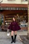 Melton Butterfly Jacket Poncho - 2