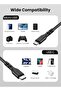 كابل USB C إلى مايكرو USB قصير، كابل USB 2.0 C إلى مايكرو USB يدعم مزامنة البيانات والشحن، متوافق مع أجهزة ماك بوك برو/PS4/إكس بوكس وأجهزة أندرويد OTC، بطول 1 قدم/30 سم - 7