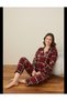 Boyraz Suede Buttoned Long Sleeve Pajama Tk - 4
