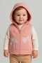 Hooded Zippered Baby Welsoft Vest - 2