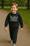 Boy's Winter Tracksuit Set Sweatshirt Bottom Cotton Three Thread Sh Fleece-Lined Casual 2-3-4-5-6 Years Old - 6