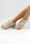 Women's Beige Sneaker Shoes – Elegant Look, Soft Sole, Daily Comfortable Wear - 5