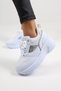 White Women's Casual Sneaker Shoes – Sequin Detailing, High Sole, Comfortable and Stylish Sports Model - 6