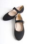 Bri̇an Gold Buckle Detailed Women's Ballerinas - 4