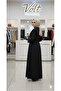 Hijab Dress with Belt Accessory Detail - 4
